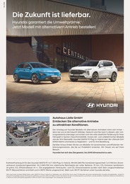 Hyundai Prospekt für Ulm mit 8 Seiten Hyundai Prospekt für Ulm: "Die Zukunft ist lieferbar.", 8 Seiten, 16.05.2022 - 12.06.2022