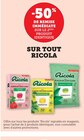 Promo -50% de remise immédiate sur le 2ème produit identique sur tout RICOLA à  dans le catalogue Super U à Bollezeele