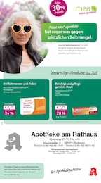 Aktueller mea - meine apotheke Apotheken Prospekt für Putzbrunn: Unsere Juli-Angebote mit 4} Seiten, 01.07.2025 - 31.07.2025