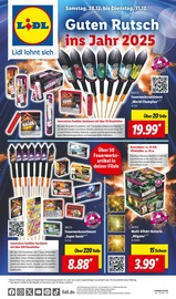 Silvesterfeuerwerk im Lidl Prospekt in Meerbusch Aktueller Lidl Prospekt mit Silvesterfeuerwerk, "LIDL LOHNT SICH", Seite 1