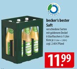 becker's bester Saft Angebote bei famila Nordost Gifhorn für 11,99 €