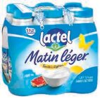 Lait UHT sans lactose 1,2% MG - MATIN LEGER LACTEL en promo chez U Express Drancy à 7,30 €