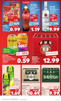 Bier im Kaufland Prospekt "Aktuelle Angebote" mit 48 Seiten (Gera)