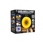Guirlande LED 10m - 2 Ambiances : Blanc ou Couleurs changeantes - GEEK MONKEY dans le catalogue Carrefour