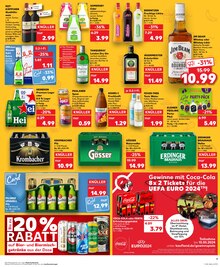 Coca Cola im Kaufland Prospekt "Aktuelle Angebote" mit 28 Seiten (Weiden (Oberpfalz))