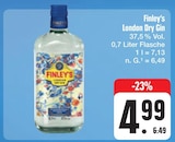 London Dry Gin Angebote von Finley's bei E center Freital für 4,99 €