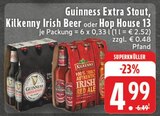 Aktuelles Guinness Extra Stout, Kilkenny Irish Beer oder Hop House 13 Angebot bei E center in Kleve ab 4,99 €