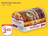 GLOBUS Burgstein - Meistersinger Lebkuchen Angebot im Prospekt Meistersinger Lebkuchen bei GLOBUS im Burgstein Prospekt für 3,49 €
