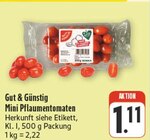 Aktuelles Mini Pflaumentomaten Angebot bei nah und gut in Würzburg ab 1,11 €
