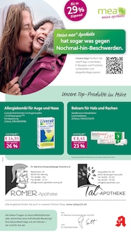 mea - meine apotheke Prospekt Unsere März-Angebote mit 4 Seiten