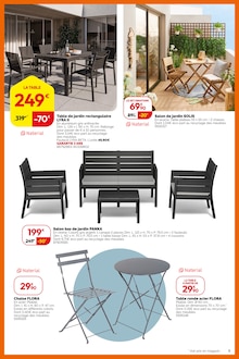 Promotion Chaise Pliante dans le prospectus Weldom, valable du 27/05/2026 au 23/06/2026 Promo Chaise Pliante dans le catalogue Weldom du moment à la page 5