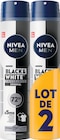 Déodorant Atomiseur Homme Black & White Invisible Original - NIVEA MEN - Intermarché Super à Cannes Déodorant Atomiseur Homme Black & White Invisible Original - NIVEA MEN en promo chez Intermarché Super Cannes à 3,33 €