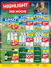 Wasser im aktuellen Netto Marken-Discount Prospekt (Cottbus) Wasser im Netto Marken-Discount Prospekt "Aktuelle Angebote" mit 62 Seiten (Cottbus)
