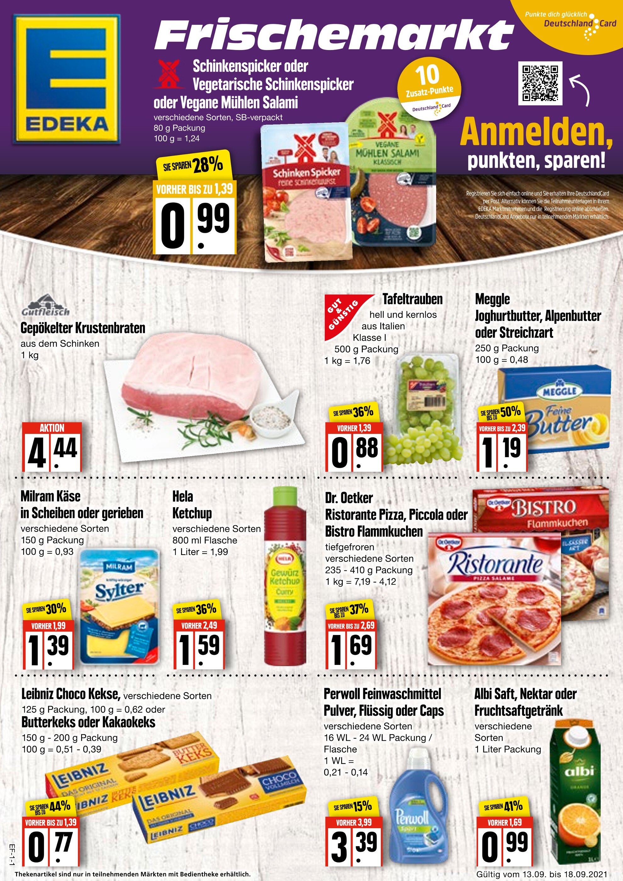 CAP Markt Prospekt für Rendsburg mit 4 Seiten CAP Markt Prospekt für Rendsburg: "Aktuelle Angebote", 4 Seiten, 13.09.2021 - 18.09.2021