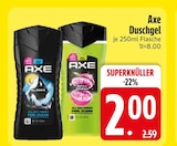Duschgel im Angebot bei EDEKA in Landshut Duschgel Angebote von Axe bei EDEKA Landshut für 2,00 €