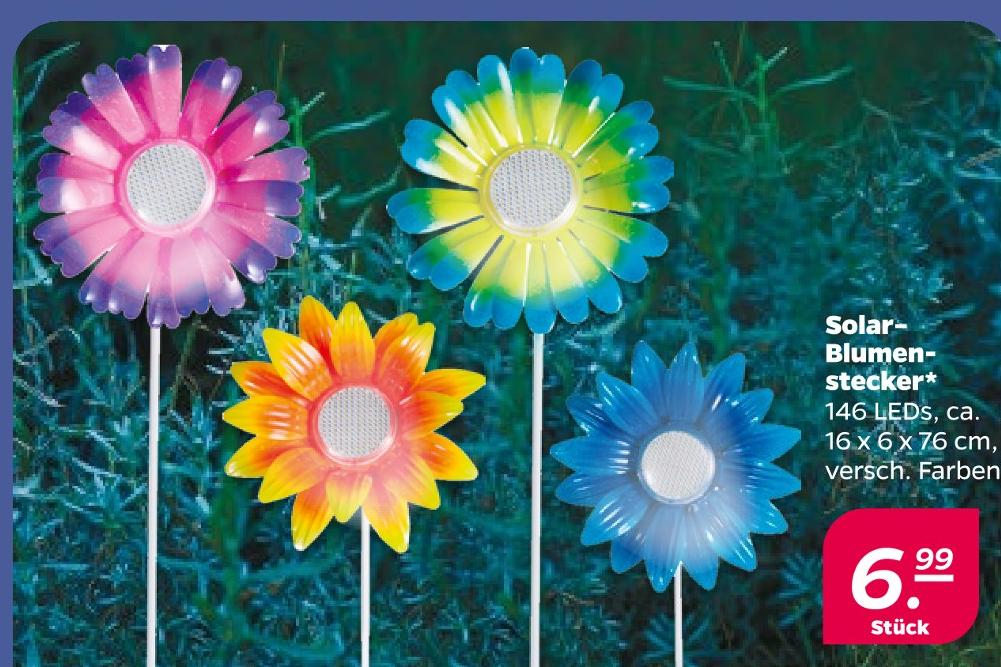 Solar-Blumenstecker
