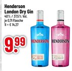 London Dry Gin Angebote von Henderson bei Trinkgut Rosenheim für 9,99 €