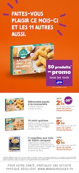 Prospectus Picard de la semaine "50 produits en promo* tous les mois, ça fait plaisir tous les jours !" avec 2 pages, valide du 03/03/2025 au 06/04/2025 pour Brunoy et alentours