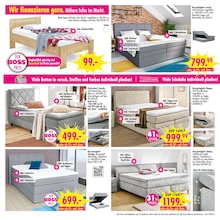 Bett im SB Möbel Boss Prospekt "DIESE PREISE SCHOCKEN JEDEN!" mit 12 Seiten (Braunschweig)