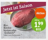 Bio-Rinderbraten oder -Gulasch Angebote bei tegut Ansbach für 1,99 €