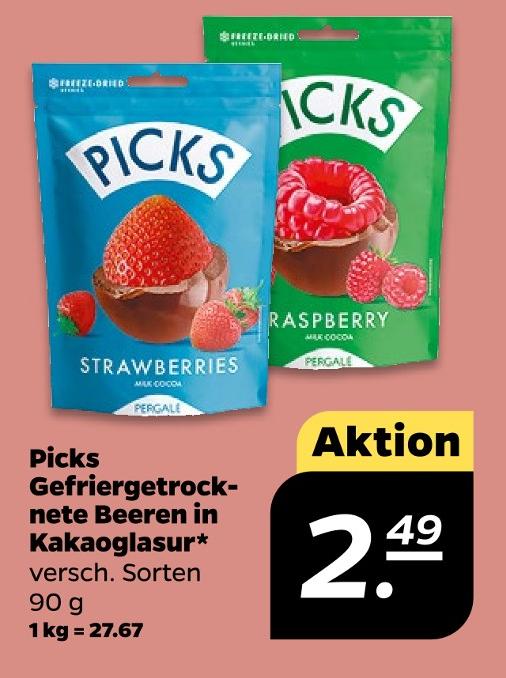 Gefriergetrocknete Beeren in Kakaoglasur