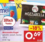Mozzarella Kugel Angebote bei Netto Marken-Discount Voerde für 0,69 €
