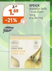 Bionatur Seife Carpe Diem im Angebot bei Müller in Weiden Bionatur Seife Carpe Diem Angebote von SPEICK bei Müller Weiden für 1,69 €