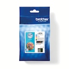 Pack de 4 cartouches d’encre LC424 - BROTHER - Bureau Vallée Pack de 4 cartouches d’encre LC424 - BROTHER à 54,90 € dans le catalogue Bureau Vallée
