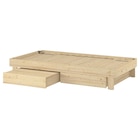 Aktuelles Bettgestell ausziehbar+Aufbewahr. Kiefer Angebot bei IKEA in Trier ab 299,00 €