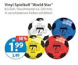 Vinyl Spielball "World Star" im aktuellen V-Markt Prospekt