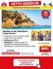 Aktuelles Wandern an der Costa Brava Angebot bei Netto Marken-Discount in Salzgitter ab 849,00 €