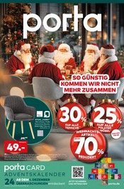 Aktueller porta Möbel Möbel & Einrichtung Prospekt in Weilrod und Umgebung, "SO GÜNSTIG KOMMEN WIR NICHT MEHR ZUSAMMEN" mit 16 Seiten, 30.11.2025 - 06.12.2025