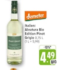 Alnatura Bio Edition Pinot Grigio bei EDEKA im Obere Roggenmühle Prospekt für 4,49 €