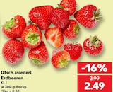 Erdbeeren im Angebot bei Kaufland in Gera Erdbeeren Angebote bei Kaufland Gera für 2,49 €