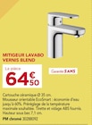 Mitigeur Lavabo Vernis Blend en promo chez Gedimat Neuilly-sur-Seine à 64,50 €