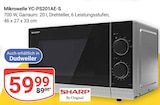 Mikrowelle YC-PS201AE-S von Sharp im aktuellen GLOBUS Prospekt