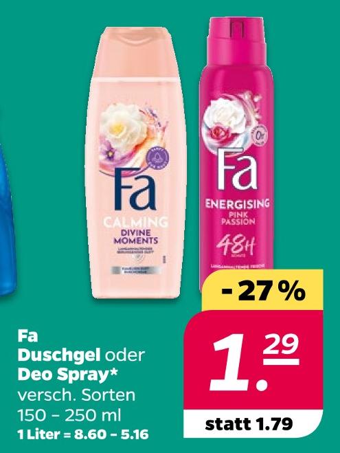 Duschgel oder Deo Spray*