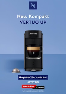 Aktueller Nespresso Prospekt für Potsdam und Ungebung, Seite zum blättern Nespresso Prospekt Neu. Kompakt. Vertuo Up. mit Seite in Potsdam und Umgebung