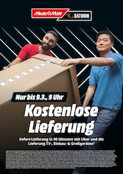 Aktueller MediaMarkt Saturn Prospekt mit Fernseher, "Kostenlose Lieferung", Seite 1
