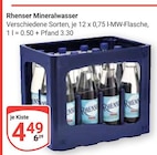 Aktuelles Mineralwasser Angebot bei GLOBUS in Mannheim ab 4,49 €