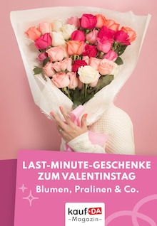 kaufDA Magazin Prospekt Valentinstag Ratgeber mit 1 Seite