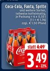 EDEKA Saerbeck - Coca-Cola Angebot im Prospekt Coca-Cola bei EDEKA im Saerbeck Prospekt für 3,49 €