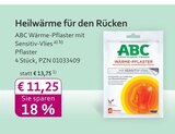 Wärme-Pflaster mit Sensitiv-Vlies bei mea - meine apotheke im Prospekt "" für 11,25 €