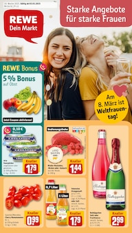 REWE Prospekt "Dein Markt" mit  Seiten (Augsburg)