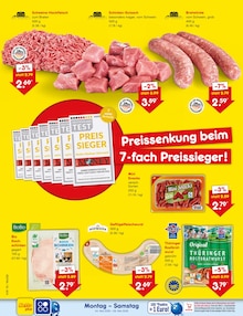 Hackfleisch im Netto Marken-Discount Prospekt "Aktuelle Angebote" mit 69 Seiten (Mannheim)