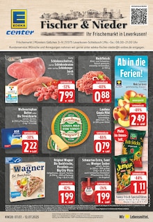 EDEKA Prospekt der Woche "Aktuelle Angebote" Seite 1, 07.07.2025 bis 12.07.2025 für Leverkusen Aktueller EDEKA Prospekt "Aktuelle Angebote" Seite 1 von 24 Seiten für Leverkusen