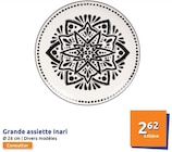 Grande assiette Inari en promo chez Action Palaiseau à 2,62 €