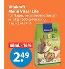 Menü Vital / Life von Vitakraft im aktuellen V-Markt Prospekt für 2,49 €