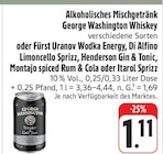 George Washington Whiskey im Angebot bei nah und gut in Zwickau George Washington Whiskey Angebote bei nah und gut Zwickau für 1,11 €