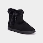 Promo Bottines fourrées noir femme à 29,99 € dans le catalogue La Halle à Montdidier